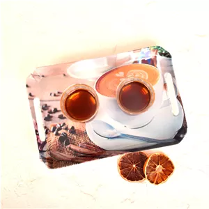 سینی دسته دار مهروز مدل 001 کافه سایز 1421 سانتی متر ارسال پس کرایه 