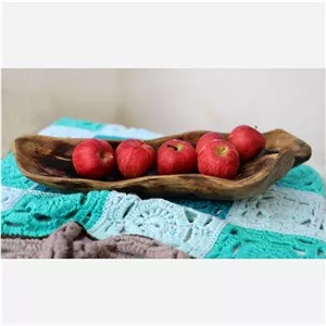 سینی پذیرایی روستیک با طرح دفرمه