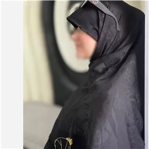 روسری مشکی بامبو ژاکارد