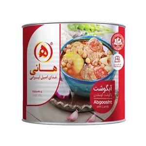 کنسرو ابگوشت با گوشت گوسفندی 750 گرم هانی