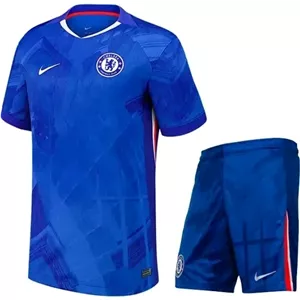کیت اول هواداری تیشرت با شورت تیم چلسی انگلیس 2026 رنگ آبی تایلندی A++ kit Chelsea 2026