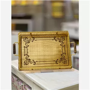 سینی مستطیل  کف چوبی صادراتی