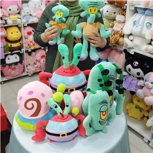 عروسک دوستان باب اسفنجی آقای خرچنگ گری حلزون اختاپوس پلانکتون