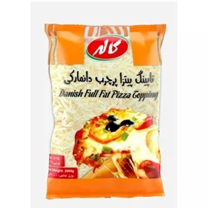 پنیر تاپینگ پیتزاپرچرب رنده شده دانمارکی2کیلوی کاله