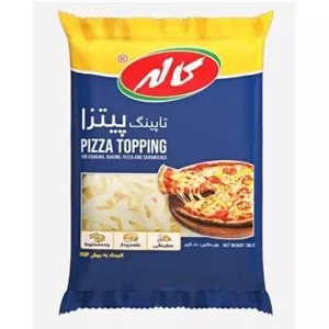 پنیر تاپینگ پیتزا پرچرب رنده شده 500 گرمی کاله