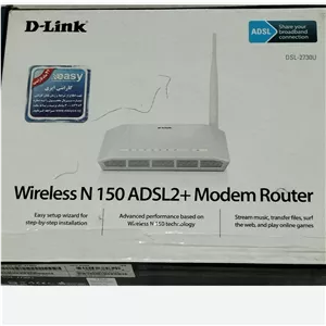 مودم-روتر بیسیم +ADSL2 دی لینک DSL-2730U