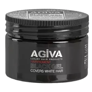 ژل موی سیاه آگیوا بلک ژل مدل HAIR PIGMENT حجم 250 میل
