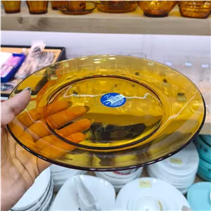 بشقاب پلو خوری عسلی دورالکس اصل فرانسه 6 تایی