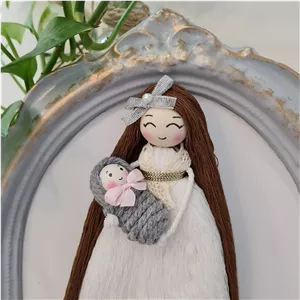 عروسک نخی مادر و نوزاد پسر