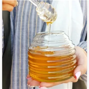 ظرف عسل و مربا شیشه ای جدید
