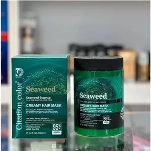 ماسک مو جلبک دریایی بدون سولفات و ترمیم کننده و ضد ریزش سیوید گویک حجم 1000 میل Seaweed