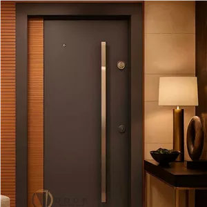 درب ضد سرقت ترکیبی رویه MDF میل 8