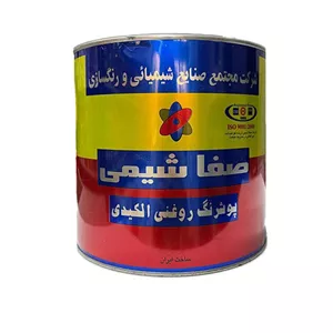 رنگ روغنی مات مشکی صفاشیمی کد 620 وزن 4 کیلوگرم
