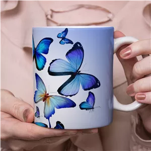 ماگ مدل پروانه طرح butterfly 4
