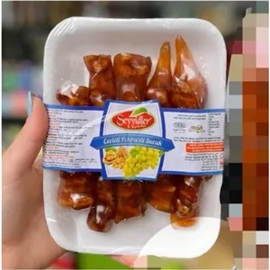 سوجوک(باسلوق) گردویی با روکش شیره انگور سیدلر ترکیه در بسته های 300 گرمی