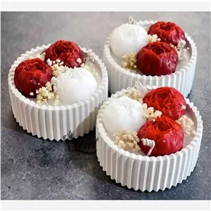 شات شمع گل پیونی 