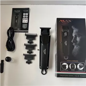 ریش تراش صفر زن مکس ایتالیا اورجینال MAX styler italy 111 بدنه متال باتری لیتیوم دیجیتالی صفحه نمایشگر 