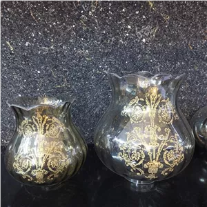 حباب قالپاقی گلدار لب چین لاله کریستال خورشیدی لوستر شمعدان آباژور چراغ نفتی لمپا لنتر برنزی برنزی برنجی قطعه یدکی یدک 