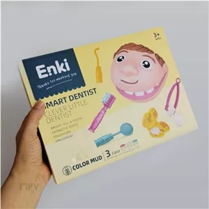خمیر بازی مدل ست دندان پزشکی طرح Smart Dentist