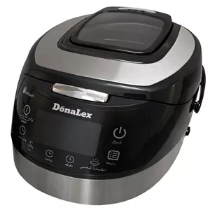 مولتی کوکر 5 لیتری دونالکس مدل DONALEX DN-900W ظرفیت 5 لیتر 10 نفره 17 برنامه پخت با صفحه کنترل لمسی(بدون کارتن)