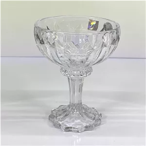 بستنی خوری پایه دار مدل جنوا - 6 عددی 