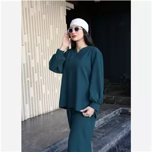 شومیز و شلوار سبز