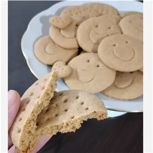 بیسکویت با سرلاک گندم وخرما 