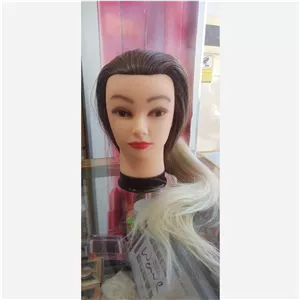 کله مانکن مخصوص بافت و شنیون به همراه یه عدد پایه رومیزی 