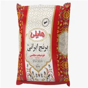 برنج ایرانی اعلاء هایلی وزن 4.5 کیلوگرم کیفیت عالی 