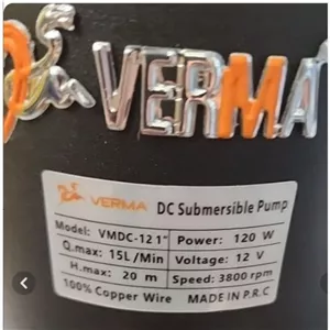 کفکش ورما 20 متری بدنه چدن  مدل VMDC-12V-1 ظرفیت 12 ولت با قطر 1 اینچ