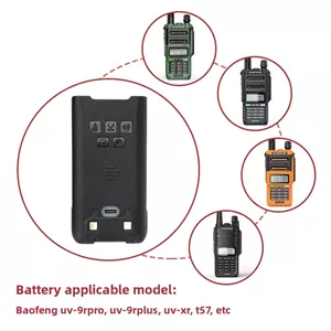 باتری بیسیم باوفنگ UV9 TYPE-C اصلی 2800ma