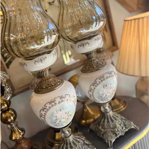 شمعدان جفتی طرح فرشته سرامیکی کد chm-fr01