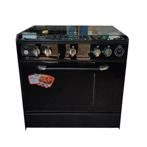 اجاق گاز پنج شعله صفحه لعابی پایدار (پک 3 عددی)