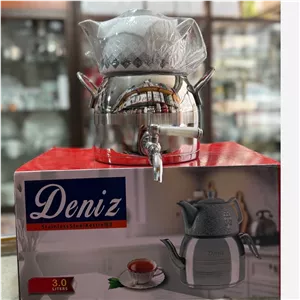 کتری قوری کف چدن دنیز 3 لیتر