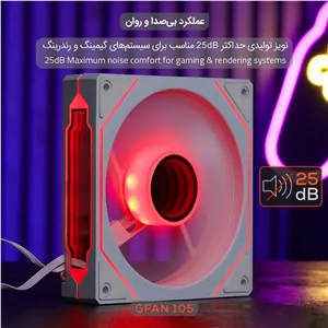 فن کیس تسکو مدل GFAN 105 Skadi Lux W7J