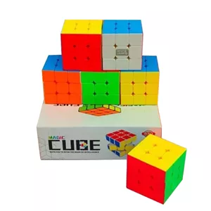 روبیک 3 3 خودرنگ مجیک بدون جعبه