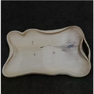 سینی چوبی دستساز (روستیک)  از چوب افرا