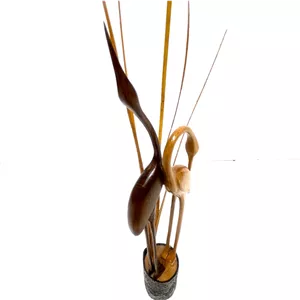 مجسمه چوبی طرح فلامینگو ( پس کرایه)
