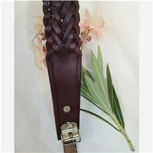 بند اسلحه تمام چرم طرح بافت
