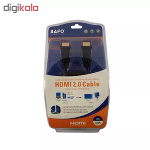 کابل HDMI بافو مدل BF220 طول 2 متر MZ7