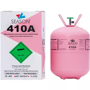 کپسول گاز R410 سیزن وزن خالص 11.3 کیلوگرم مناسب کولر گازی