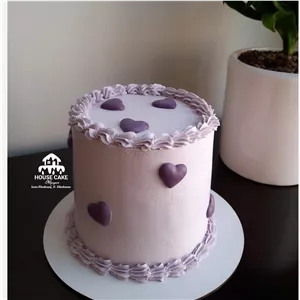 مینی کیک 600 گرمی قلبی یاسی 