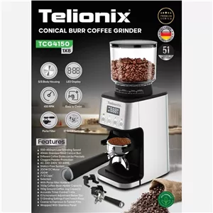 آسیاب قهوه تلیونیکس مدلTCG4150