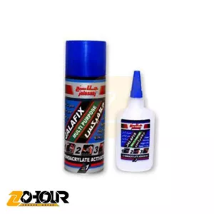 چسب 123 جلافیکس جلاسنج آبی حجم 400 میلی لیتر مدل JALASANJ MULTI PURPOSE