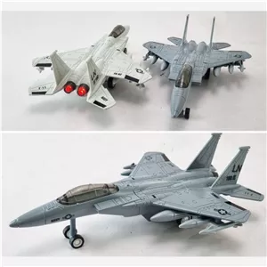 اسباب بازی جنگنده F15 فلزی موزیکال و چراغ دار ماکت فلزی جنگنده F15 آمریکایی ماکت هواپیما