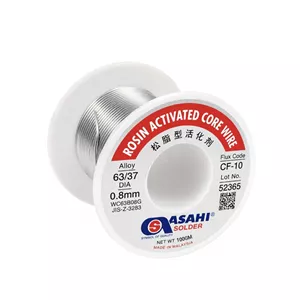 سیم لحیم آساهی مدل CF-10 قطر 0.8mm وزن 100 گرم