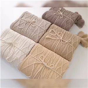 شال مبل و تخت بافت مدل دیانا، نخ اکرولیک ترک 
