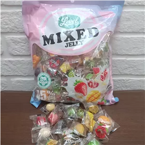 پاستیل ژله ای میکس میوه ای درجه 1 بسته 1 کیلویی