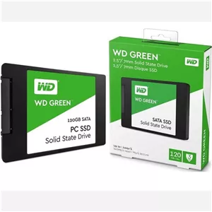 حافظه اس اس دی ساتا وسترن دیجیتال سبز ظرفیت 120 گیگابایت SSD 120GB WD GREEN