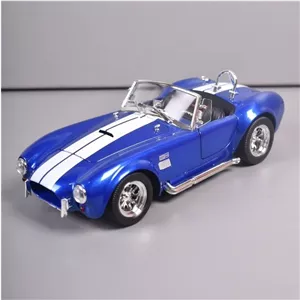 اسباب بازی ماشین فلزی شلبی کبری ماکت فلزی Shelby Cobra 427 آبی